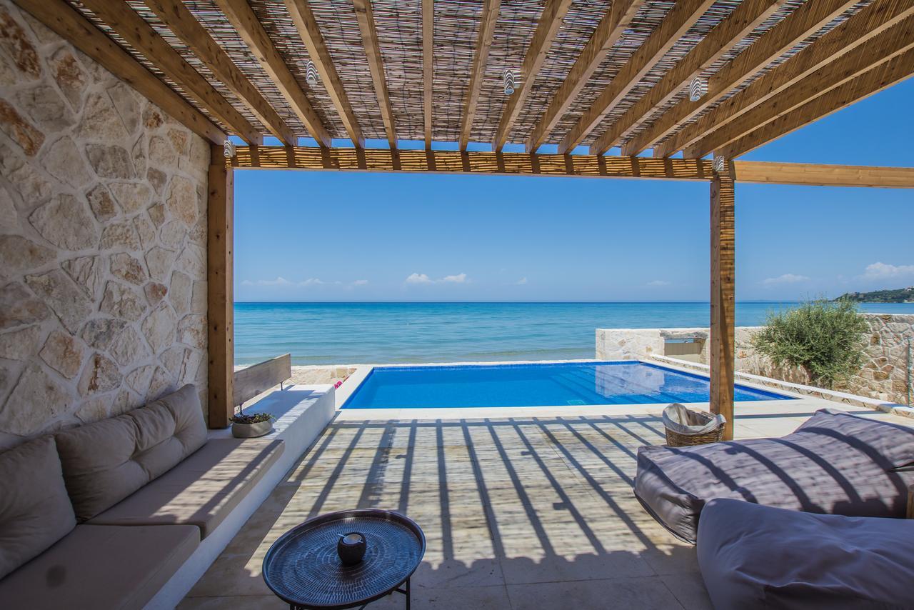 Niova Villa - Seafront, Private Pool And Ionian Sea Views, By Zantewize Alykes  Exterior photo